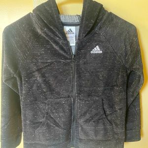 Adidas Hoodie’s Sweatshirt | Long Sleeve | Color: Gray/black | Size: XS